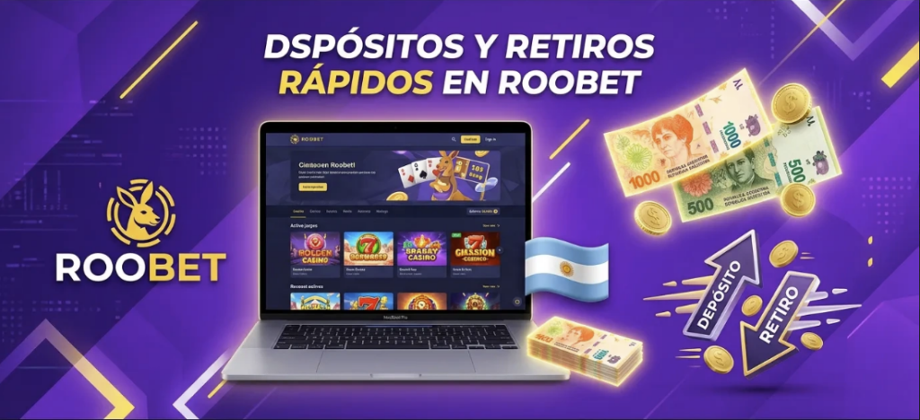 ¡Hacé tu primer depósito en Roobet hoy mismo, asegurá tu reembolso diario y disfrutá de tus ganancias sin esperas!